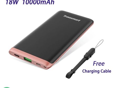 Trim PBD01 Power Bank 18W Portable Charger 10000mAh Quick Charge 3.0 with PD3.0 for iPhone X,Samsung Fashion