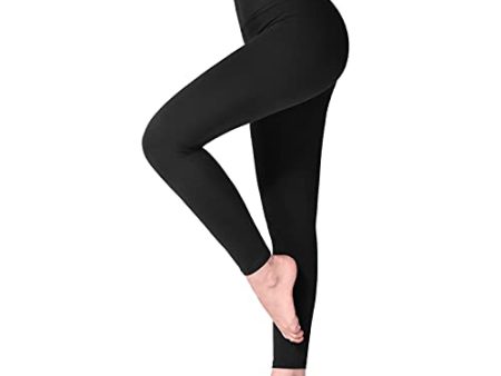 SINOPHANT Leggins Mujer, Pantalon Yoga Mujer, Mallas Deporte Mujer, Leggings Mujer Suaves Elásticos de Cintura Alta Tallas Grandes, Pilates S-M #1 Piezas Negro Cheap