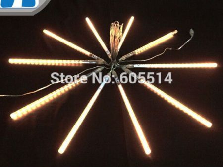 [Seven neon]10sets AC110-220V 3meters 10pcs set 10W 30cm long 36leds pcs 3528led smd wrm white led meteor tube light Supply