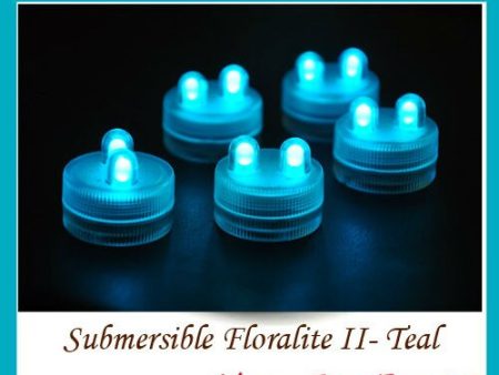 100pcs Super Bright Two LED Submersible Floralyte Waterproof LED Candle Wedding Centerpeice Decoration Light For Sale