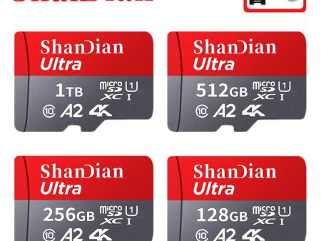 2022 New Micro SD Card 128GB 256GB 512GB 1TB 10 High-Speed TF Memory Card for Phone Camera Tablet drone monitor cameras Online