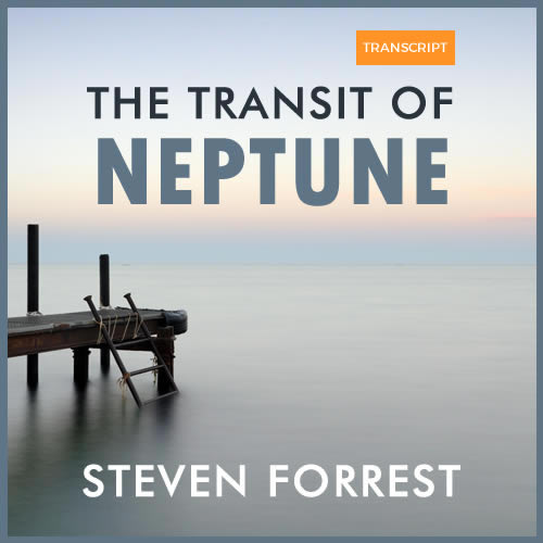 The Transit of Neptune Transcript For Sale