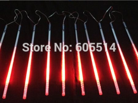 [Seven neon]Free shipping red AC110-220V 3meters 10pcs set 20W 80cm long 78leds pcs 3528led smd led meteor tube light For Discount