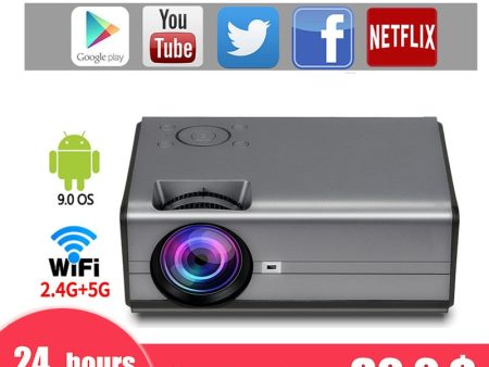 Global Version Ditong  Projector 1080P Mini LED Portable WIFI Full HD Android  4K 1280*720P Keystone Correction For Home Theater For Discount