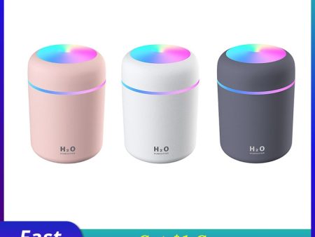 VIP Portable Humidifier USB Ultrasonic Dazzle Cup Aroma Diffuser Cool Mist Maker Air Humidifier Purifier with Romantic Light Hot on Sale