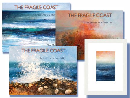 The Fragile Coast - Three book set with painting Online now