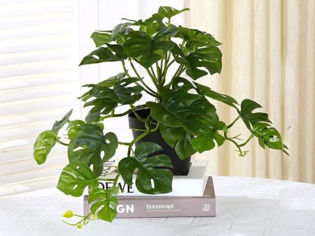 1PC Artificial Plants Green Turtle Leaves Simulation Turtle Back Leaf Tropical Wedding Party Table Living Room Home Garden Decor Online now