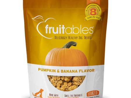 Fruitables Crunchy Baked Dog Treats Pumpkin Banana 1ea 7 oz Sale