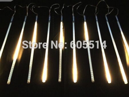 [Seven neon]Free shipping warm white AC110-220V 3meters 10pcs set 20W 80cm long 78leds pcs 3528led smd led meteor tube light Supply