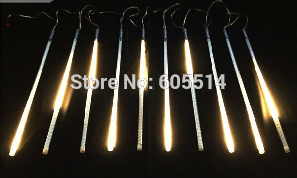 [Seven neon]Free shipping warm white AC110-220V 3meters 10pcs set 20W 80cm long 78leds pcs 3528led smd led meteor tube light Supply