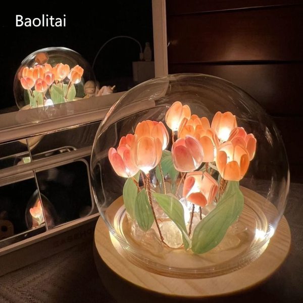 Handmade Tulip Night Light Online Sale