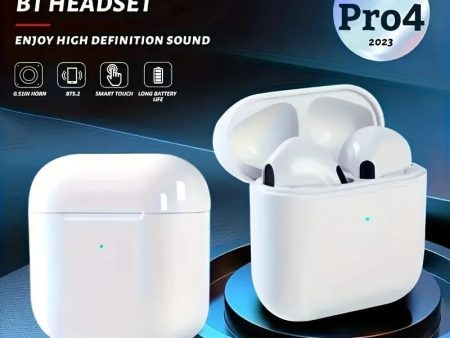 Pro 4 TWS Wireless Headphones Earphone Bluetooth-compatible 5.0 Waterproof Headset with Mic for Xiaomi iPhone Pro4 Earbuds For Cheap