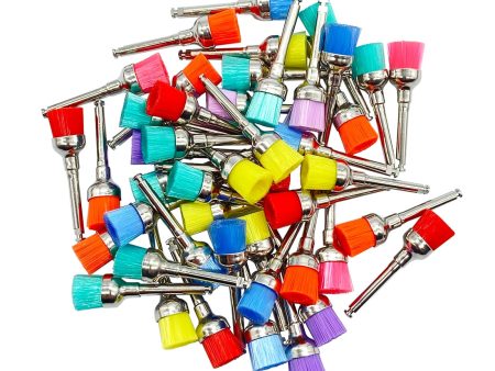 100pcs box Dental Materials Prophy Brush different Color For Sale