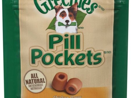 Greenies Pill Pockets for Tablets Chicken 1ea 30 ct, 3.2 oz For Sale