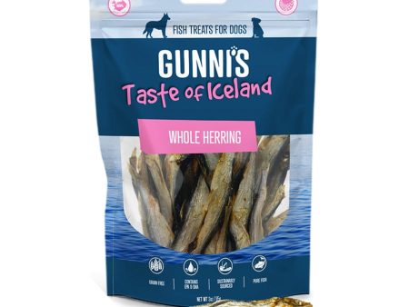 Gunnis Dog Whole Herring 3.0oz. Online now