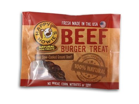 Happy Howie Dog Beef Burger 4 Inch 18 Pack Supply