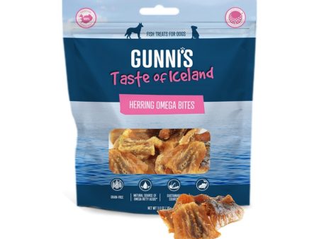 Gunnis Dog Meat Bites Herring 3oz. For Discount