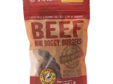 Happy Howie Dog Beef Burger Bakers Dozen 2 Inch 4Oz Supply