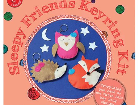 Sleepy Friends Keyring Sewing Kit For Sale