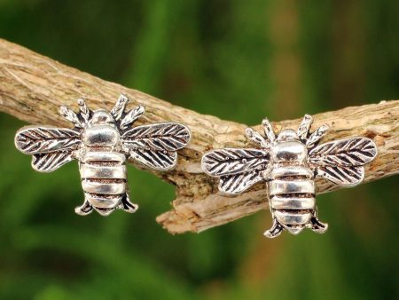 Sterling Silver Handmade Honeybee Earrings Online Hot Sale