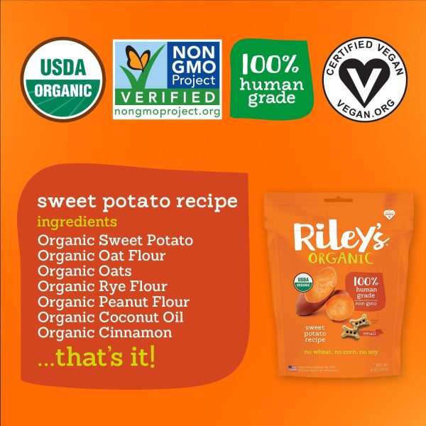 Riley s Organic Sweet Potato Dog Treats For Cheap