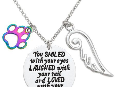 Loved With Your Heart Paw Print Jewelry Fashion