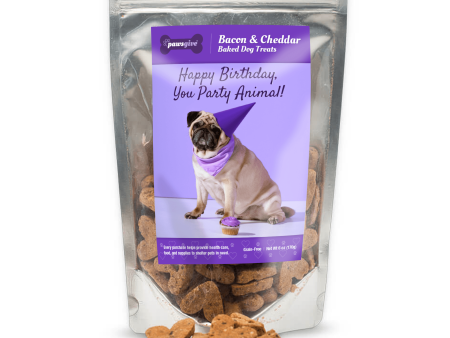 Birthday Gluten Free Bacon & Cheese Dog Cookies Online now