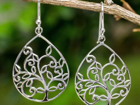 Tree of Life Dangle Earrings Hot on Sale