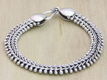 Sterling Silver Herringbone Chain Bracelet Discount