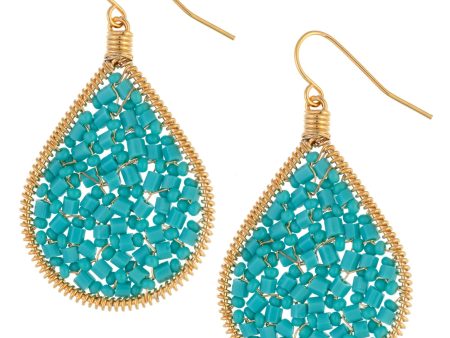 Beaded Dream Gold-Plated Earrings Online Sale